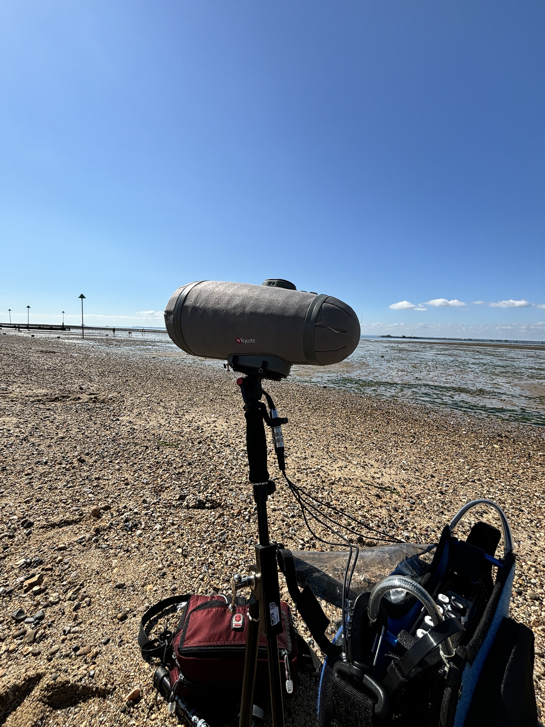 Field recording in Southend-on-Sea, UK